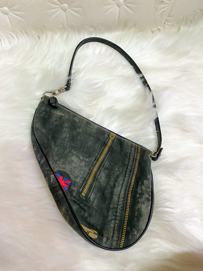 AUTHENTIC Dior Mini Saddle in “Denim Jeans” Bicolor (Category: Luxury Bags & Wallets) located in Quezon City. Submitted by closetofcoco (Listing ID 1391815792, Image 1). Description: GUARANTEED AUTHENTIC PM FOR INQUIRIES NO LOW BALLING.