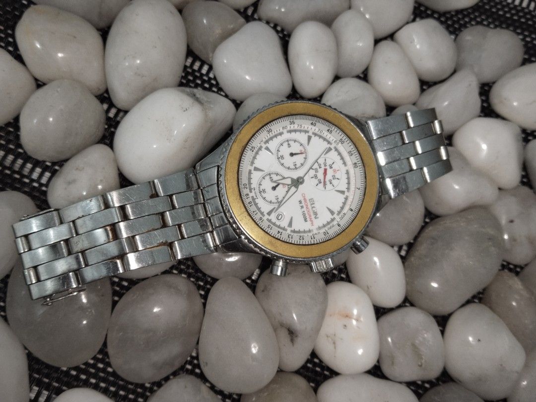 B2 - Elgin Chronograph (Category: Men's Watches) located in Vigan. Submitted by thrift_watch_ilocos (Listing ID 1391931909, Image 3). Description: .