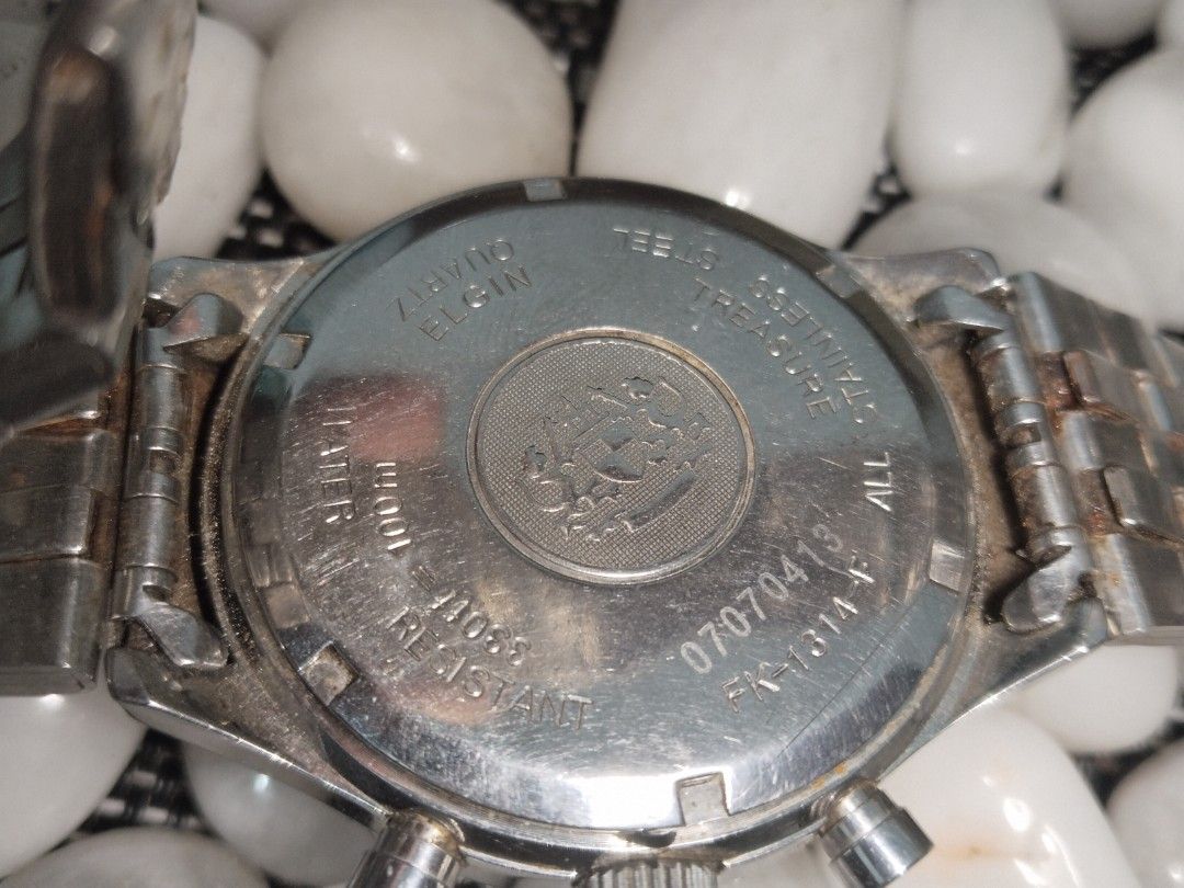 B2 - Elgin Chronograph (Category: Men's Watches) located in Vigan. Submitted by thrift_watch_ilocos (Listing ID 1391931909, Image 2). Description: .