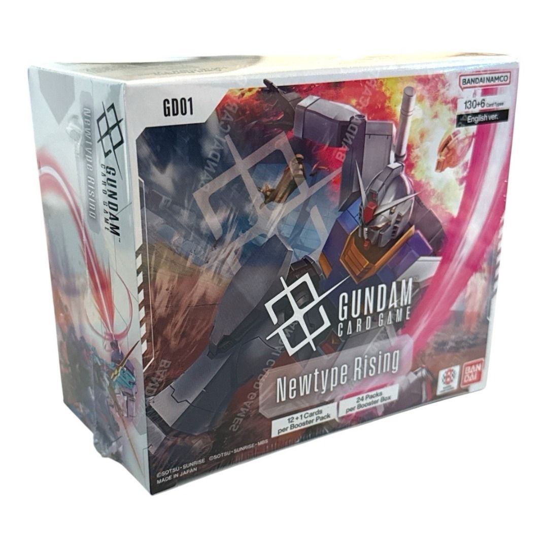 newtype rising booster box english Gundam Card Game Boosterbox [GD01] featuring Zeon and Neo Zeon units that deliver direct damage to opponents gundam newtype rising booster box