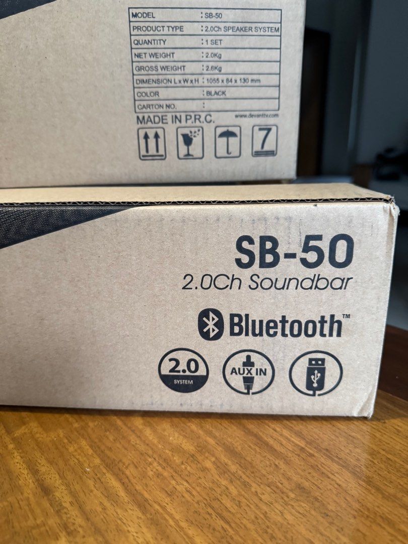 Devant SB-50 soundbar (Category: Soundbars, Speakers & Amplifiers) located in Rizal. Submitted by shopaholicsnook (Listing ID 1391825104, Image 1). Description: Brand new and still sealed 2 unit available.