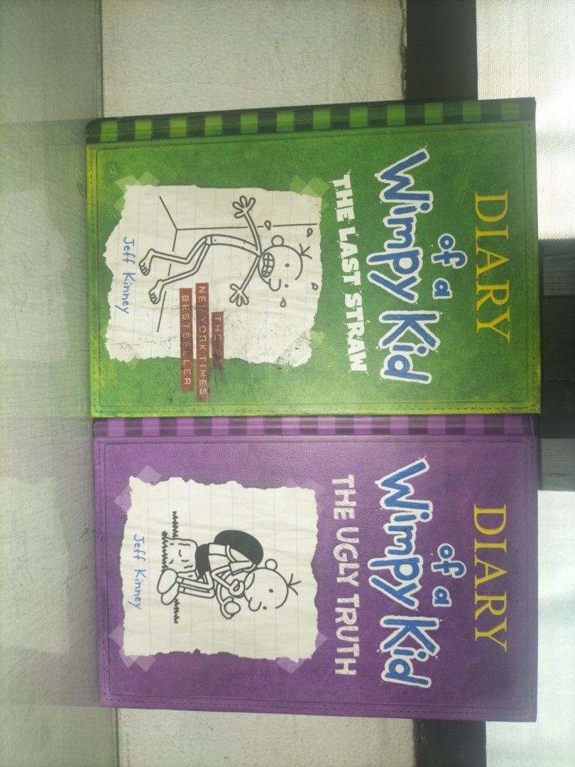 Diary of a Wimpy Kid Set (Category: Comics & Manga) located in Pasay City. Submitted by la1233 (Listing ID 1391774247, Image 2). Description: #3 The Last Straw #5 The Ugly Truth #6 Cabin Fever #8 Hard Luck Lightly Used. Hard Bound RFS: DUPLICATED COPY.