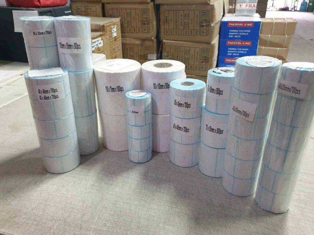 Direct Thermal Waybill Stickers (Category: Printers, Scanners & Copiers) located in Quezon City. Submitted by djsjanxma (Listing ID 1391827823, Image 2). Description: Free shipping around Metro Manila! Open to negotiate if bulk! Waybill sticker roll size available : 30x20mm 700 pcs - 23 php per roll 40x 20mm 700 pcs - 26 php per roll 40x30mm 700 pcs - 33 php per roll 40x46mm 700 pcs - 46 php per roll 50x30mm 700 pcs - 39 php per roll 60x 40mm 700