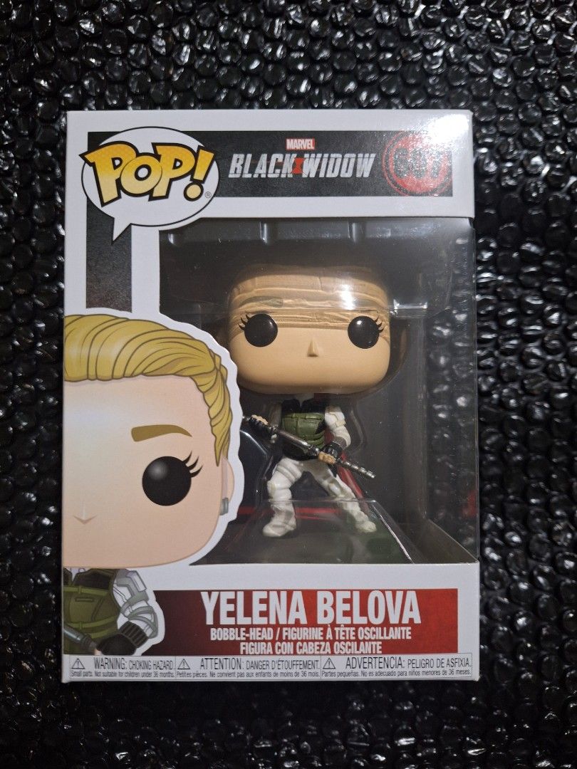 Funko Pop Yelena Belova Black Widow Marvel (Category: Figurines & Statues) located in Apalit. Submitted by declutteringcollectibles (Listing ID 1391790620, Image 1). Description: Never out of the box.