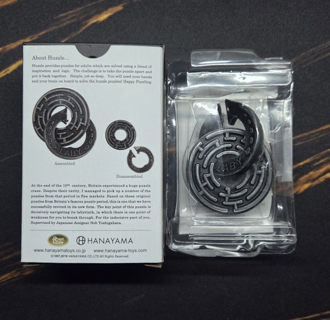 Hanayama Puzzle (Cast Laby) (Category: Board Games & Puzzles) located in Cainta. Submitted by DBdibs (Listing ID 1391786144, Image 2). Description: 👀 Reading is essential. Make reading a habit. Hanayama Puzzle "Cast Laby" Level 5/6 ⭐ Authentic ⭐ Puzzle in very good condition ⭐ With box, booklet, clam shell ⭐ Was reset to start 🏠 Item will be coming from Cainta, Rizal 💰 Mode of Payment: Gcash / BDO / Union Bank 🏍️ Same day courier: Lalamove / 