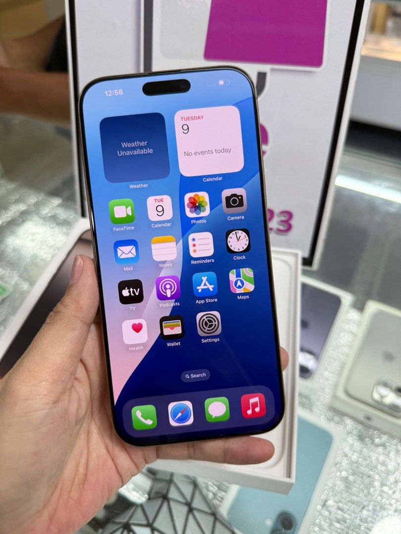 iphone 16 pro max 1TB dual sim good as new (Category: iPhone 16 Series) located in Antipolo. Submitted by vine_gadget_shop (Listing ID 1391835972, Image 3). Description: iphone 16 pro max 1TB dual sim good as new complete package hk variant warranty until january 2026 pick up store greenhills shopping center we accept trade in we accepy credit card and ggives installment we do cod and door to door we ship nationwide for fast transaction call 0927