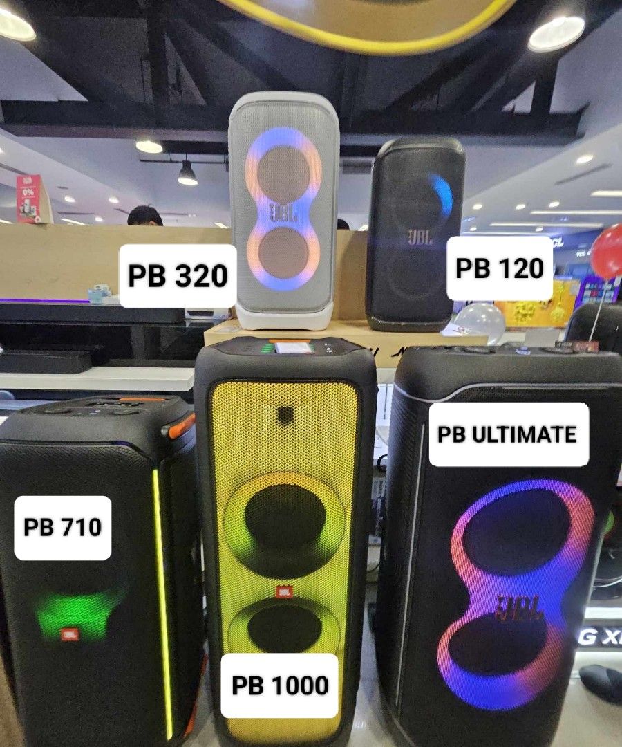 JBL PARTY BOX SPEAKER AND WIRELESS MICROPHONE (HARMAN KARDON) (Category: Soundbars, Speakers & Amplifiers) located in Manila. Submitted by chuck_claros (Listing ID 1391897528, Image 1). Description: JBL PARTY BOX SERIES SPEAKER PORTABLE PARTY SPEAKER ☑️BRAND NEW FACTORY SEALED UNIT WITH OFFICIAL SALES INVOICE AND WARRANTY 🔻SALE!!! SALE!!! SALE!!!🔻 🔻!!! DISCOUNTED PRICE !!!🔻 ✅(MODEL NO.) ◽ WIRELESS MICROPHONE - SALE PRICE - 5,790 ◽PARTY BOX EN