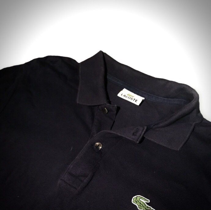 Lacoste Navy blue Long Sleeve (Category: Tshirts & Polo Shirts ) located in Manila. Submitted by z_ware (Listing ID 1391923969, Image 1). Description: -item is not thrifted -off/legit -complete tags -18.5w 26.5L -can do slight offer -can ship agad -no Cod.