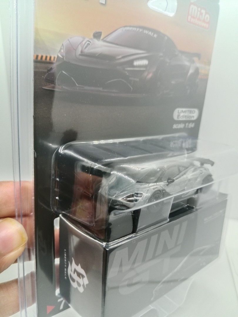Mini GT LBWK McLaren Black Chase, Hobbies & Toys, Toys & Games on Carousell
