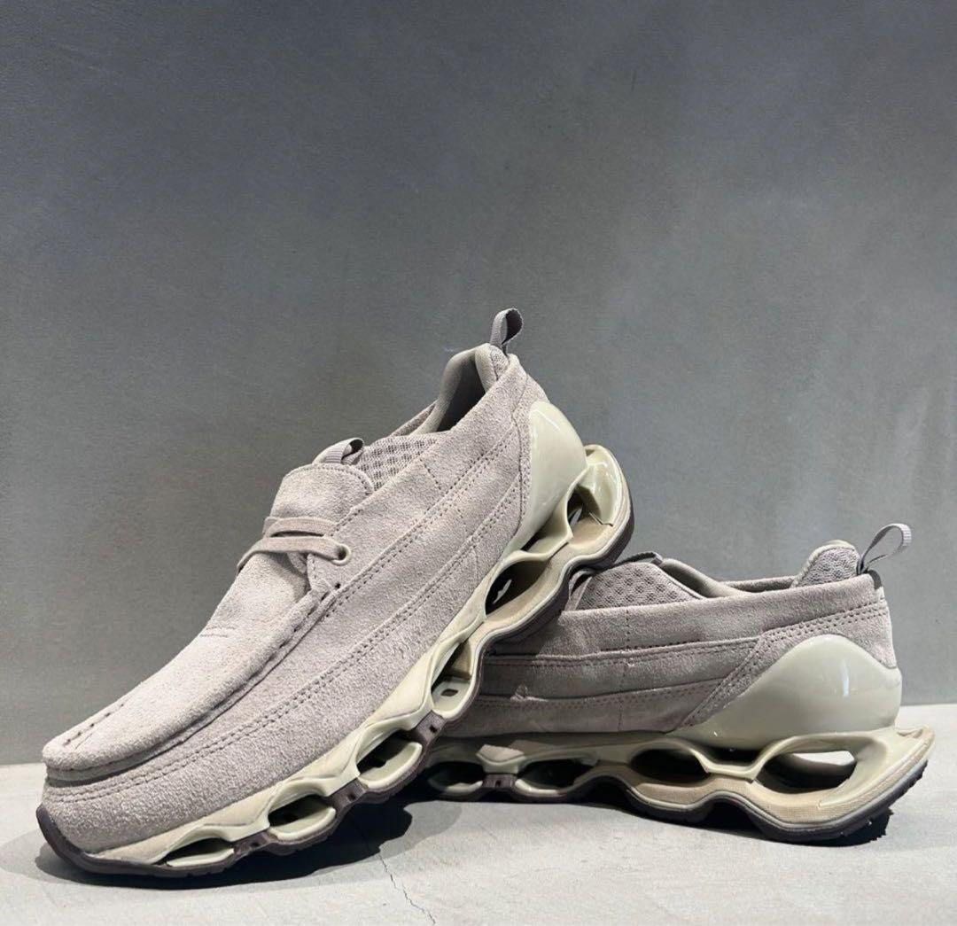 Mizuno Wave Prophecy Moc Taupe Grey Hybrid Loafers Gray, Men's