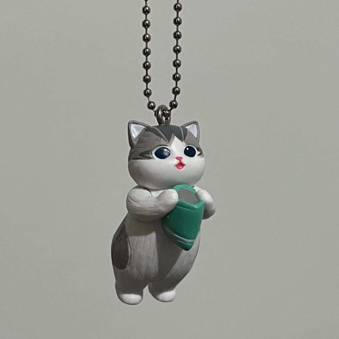 mofusand gray cat gashapon keychain (Category: Character Goods) located in Las Pinas. Submitted by 913ver (Listing ID 1391915089, Image 1). Description: mofusand gashapon bandai keychain .