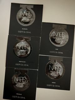 NARS Light Reflecting Foundation 原生光亮肌粉底液 0.8ml foundation sample x 5 色調 光感升級保濕中等遮瑕粉底液➡️注意Price each pcs below每件價64207893397121110
