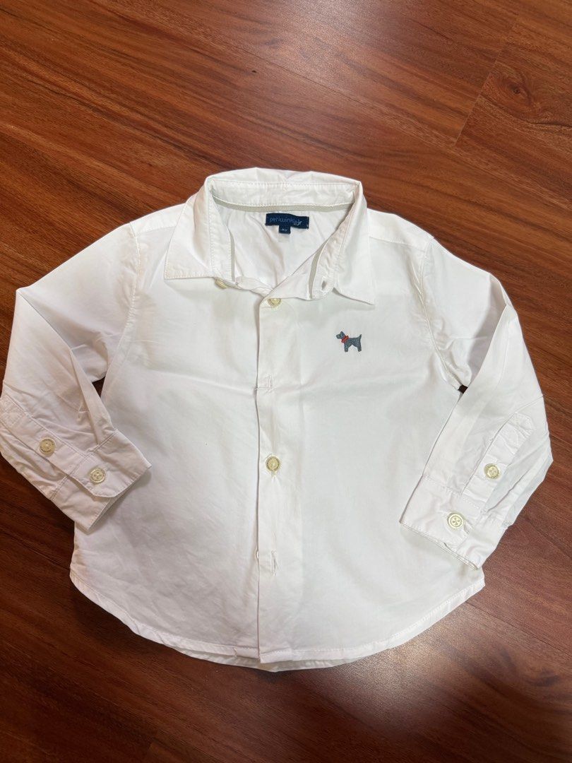 Periwinkle Jr Polo white long sleeves (Category: Babies & Kids Fashion) located in Makati City. Submitted by larcie (Listing ID 1391758015, Image 1). Description: Periwinkle Jr Size 2Y White.