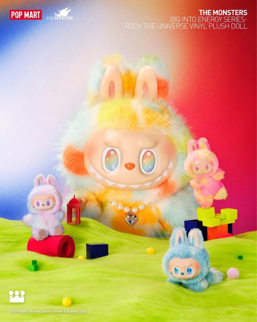 POPMART ROCK THE UNIVERSE LABUBU + Fried Shrimp [Bundle Set], Hobbies ...