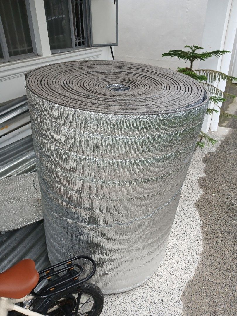 Roofing insulation (Category: Construction & Building Materials) located in Paranaque City. Submitted by becoming_joyful (Listing ID 1391794028, Image 1). Description: Roofing insulation, almost 1/3 pa sa 1 roll. excess from construction.
