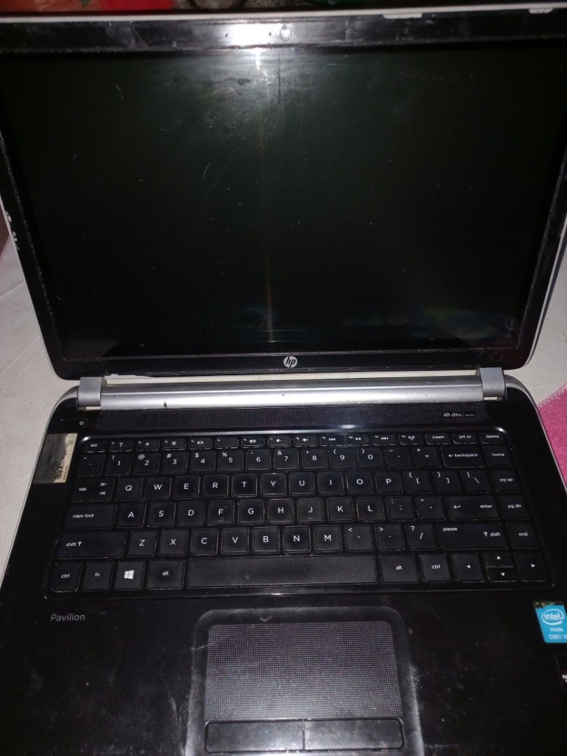(Rush) Hp TS Semi gaming Laptop (Category: Laptops & Notebooks) located in Malolos. Submitted by marky.marky1 (Listing ID 1391848878, Image 2). Description: Selling HP Pavilion TS 14inch Laptop (RUSH) Intel Core i5, 1.60Ghz (4cpus) 4GB Memory Intel HD graphics up to 1gb shared 500GB HDD Windows 10 Home(activated) 14inches Led Wide Orig Charger Battery up to 3hrs long last Good for office work, wfh, editing, at pang online class minor issue: may w