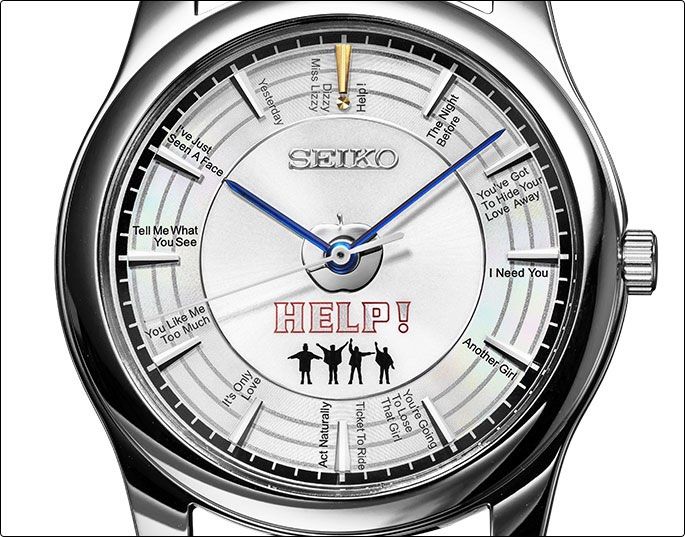 SEIKO X THE BEATLES HELP! 披頭四 60週年紀念版 精工 日本製限定版 手錶 JDM日版 （分類：手錶）位於 Hong Kong。 由 budgetselection 提交（商品編號 1391827817，圖片 5）。簡介： 🇯🇵 原廠製品保養(門市限定優惠)🔧 🛍門市自取或順豐到付🚚 🇯🇵日本直送產品✈️ 🚚庫存請向我們查詢 ●材質：表殼・底蓋・錶帶＝不鏽鋼，玻璃＝曲面硬藍寶石 ●表殼尺寸（約）：42.8×35×厚度6.9mm ●手腕周長（約）：S＝15cm，M＝17cm，L＝19cm（S・M・L皆可調整至13～19cm） ●機芯：石英（平均月差±15秒以內） ●日常生活用防水（3氣壓防水） ●三年品質保證 ●日本製造 ※金屬錶帶採用「輕鬆調整」設計。隨附工具，您可以輕鬆自行調整。。