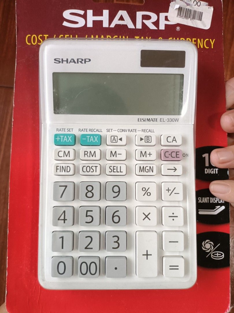 Sharp Calculator , Calculator, Electronic Calculator (Category: Office & Business Technology) located in Muntinlupa City. Submitted by fiercewind_0a834b (Listing ID 1391834560, Image 2). Description: Not used still in packaging Sharp Calculator.
