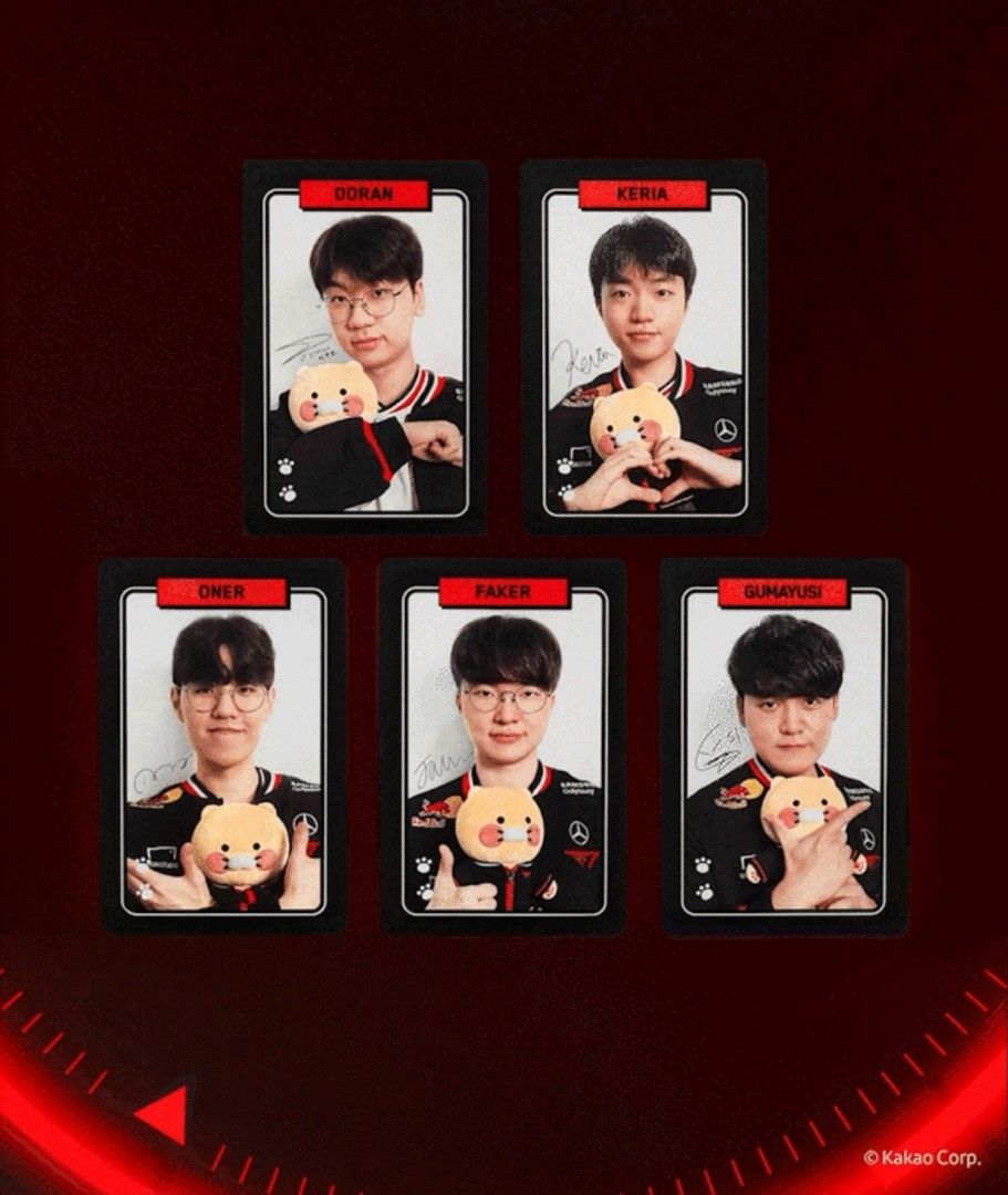 T1 公仔匙扣💢 韓國電競🇰🇷 T1 x 春植🐱 KAKAO FRIENDS 🎮 DORAN
