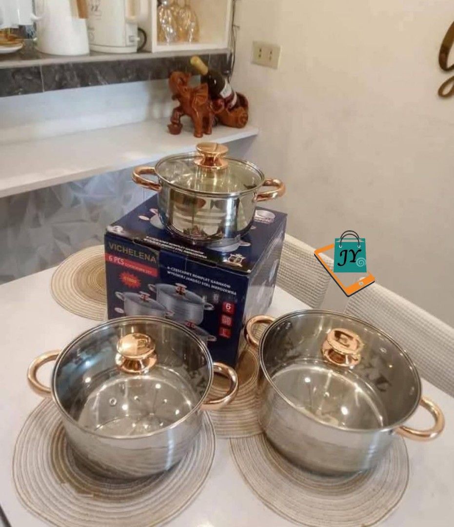 VICHELENA 6pcs cookware set (Category: Cookers) located in Manila. Submitted by jelai.cybyb (Listing ID 1391854263, Image 3). Description: .
