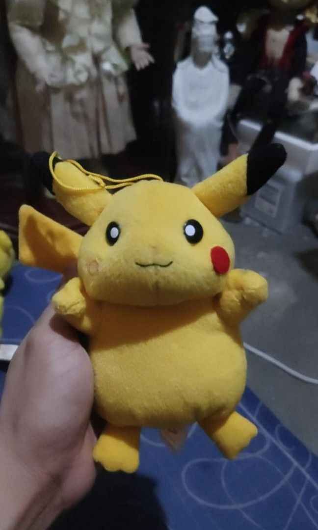 Vintage Pikachu Plushies (Category: Plushies & Soft Toys) located in Cabuyao City. Submitted by batman0417 (Listing ID 1391874654, Image 3). Description: pede po bundle or per piece.
