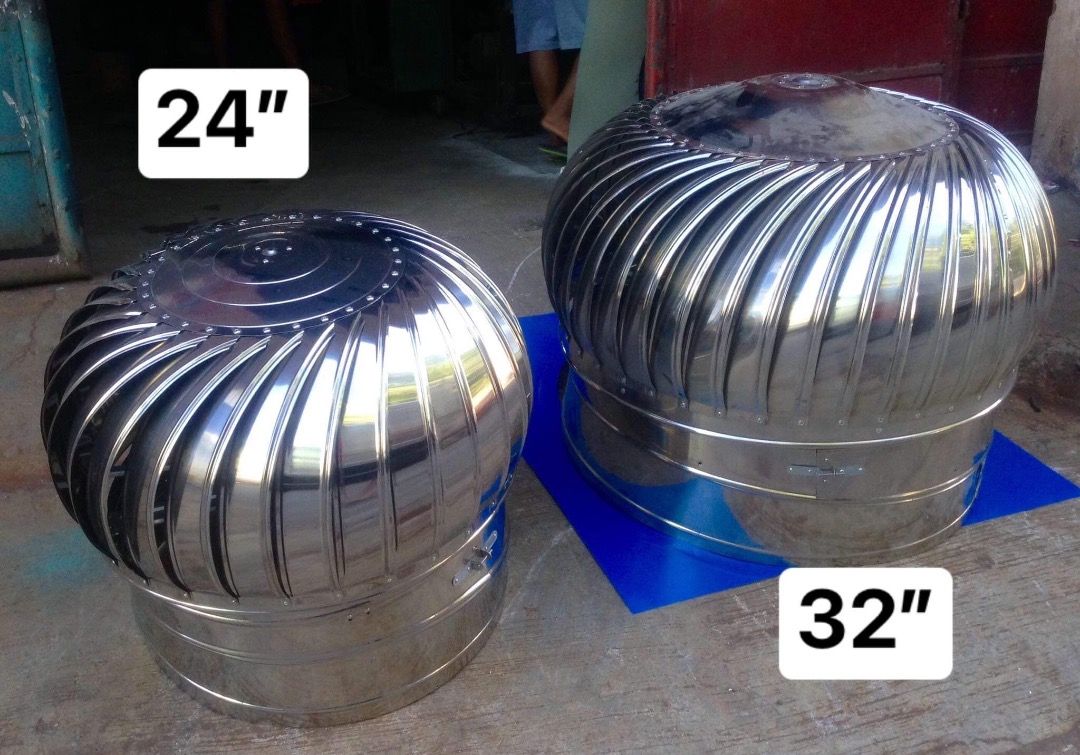 Wind Driven Roof Ventilator Stainless Turbine (Category: Everything Else Others) located in Manila. Submitted by 09178877774 (Listing ID 238495560, Image 2). Description: SALE: Wind Driven Roof Ventilator Stainless Php6,500 Only Effective✅ Economical✅ Eco-Friendly✅ Energy Efficient✅Quiet✅No-Leaks Installing roof ventilators since 2017 For site inspection and inquiries, please message us: Globe/Vi ber/Wha ts app - 0917 887 7774 😎 F B me ssenger: 