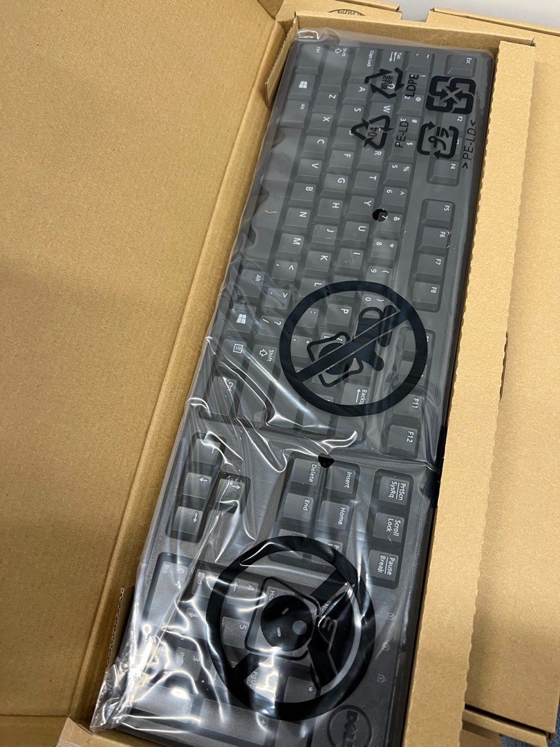 全新 Dell KB212-B 有線鍵盤 keyboard, 電腦＆科技, 電腦周邊及配件, 電腦鍵盤及相關產品 - Carousell