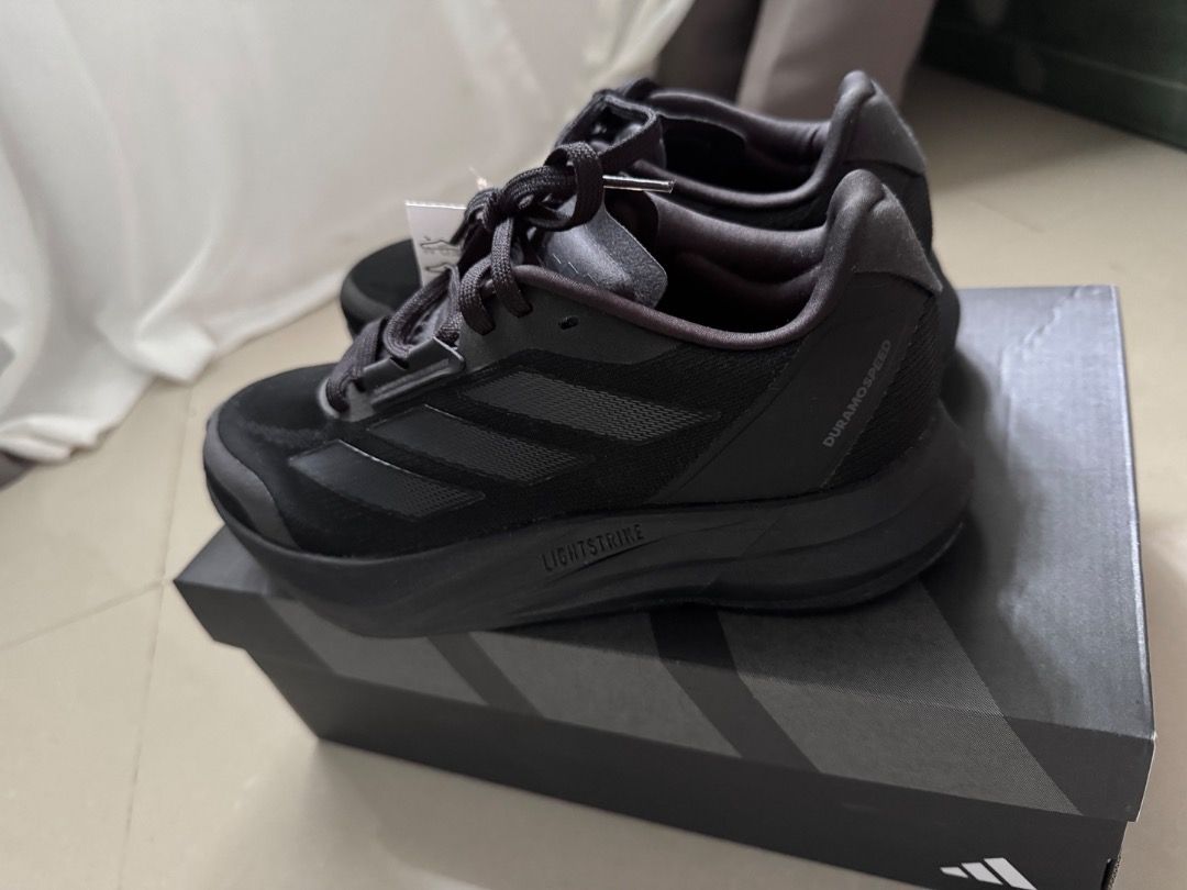 Adidas Duramo Speed Black Womens (Category: Sneakers) located in Santa Rosa. Submitted by ajdll2002 (Listing ID 1391995363, Image 3). Description: Adidas Duramo Speed Lightstrike Black Brand New Size: Womens 6.5 (US) RFS: wrong size.