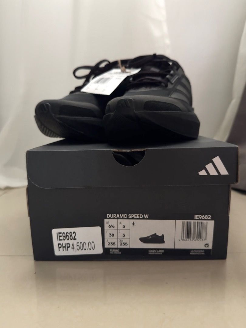 Adidas Duramo Speed Black Womens (Category: Sneakers) located in Santa Rosa. Submitted by ajdll2002 (Listing ID 1391995363, Image 2). Description: Adidas Duramo Speed Lightstrike Black Brand New Size: Womens 6.5 (US) RFS: wrong size.