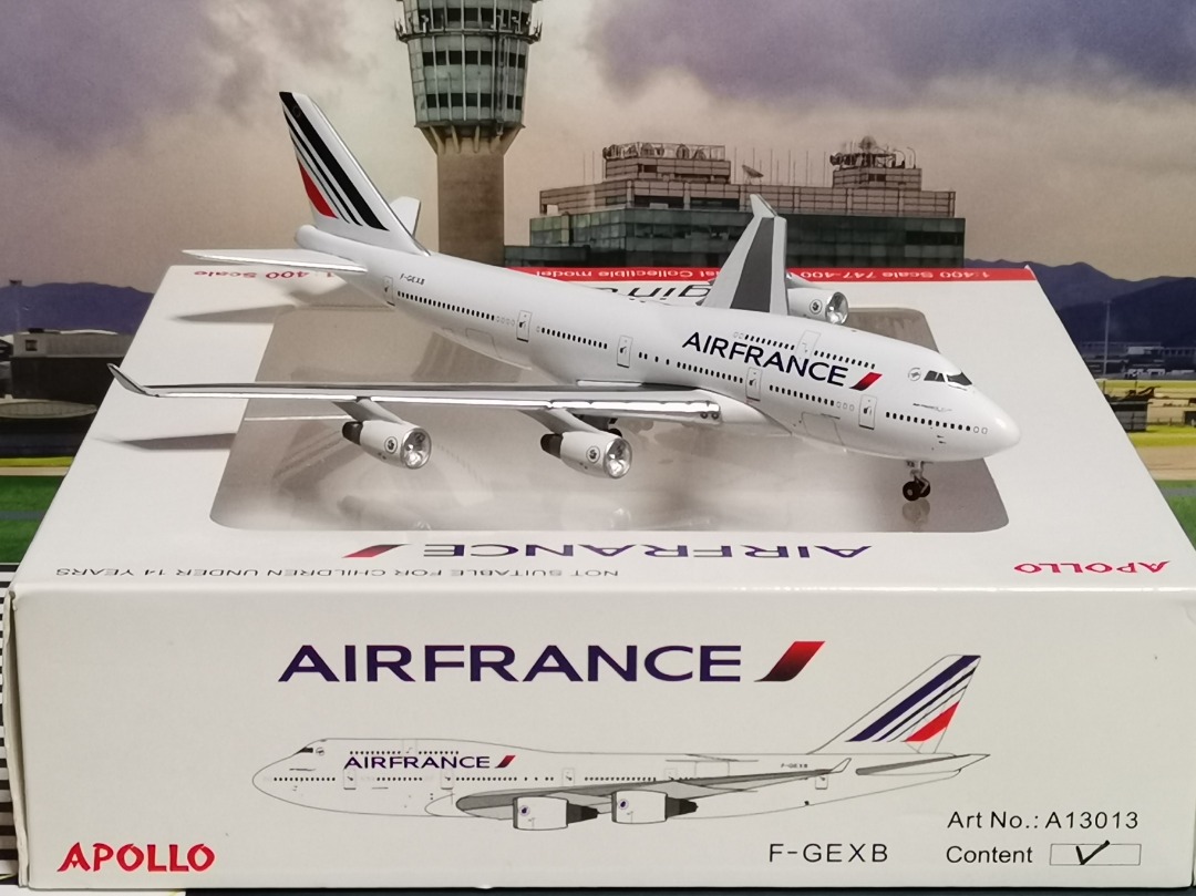 模型・プラモデル APOLLO 1/400 AIR FRANCE 747-400