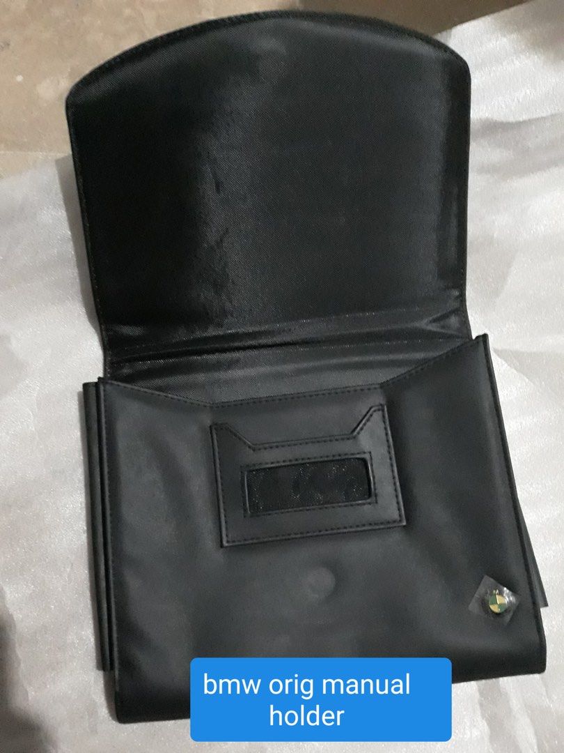 BMW Orig Leather Manual Holder (Category: Belt bags, Clutches and Pouches) located in Las Pinas. Submitted by astro_20 (Listing ID 1392042646, Image 2). Description: For Sale: Original/ Authentic BMW Leather Manual Holder ( No Manuals Included, Just the Leather Holder - As Pictured ) From My E90 LCi (removed from car) Price: Php1,850 only (net) Please no haggling for the price item location: Gatchalian Subd, Las Pinas How to get the Item: 1.) Per