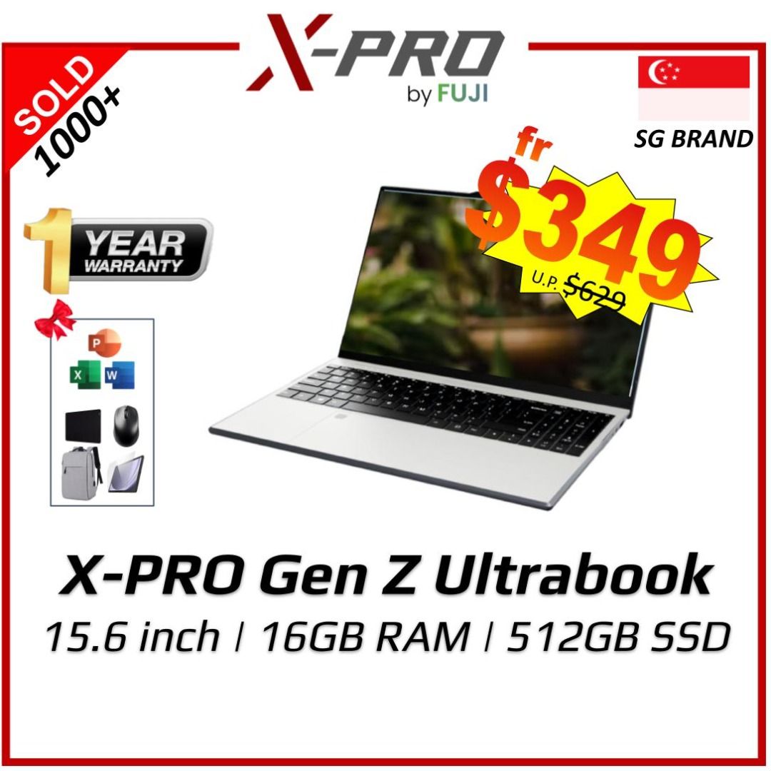 Brand New X-PRO Gen Z - 15.6 Inch - 16GB RAM - Up to 512 GB SSD - Free ...