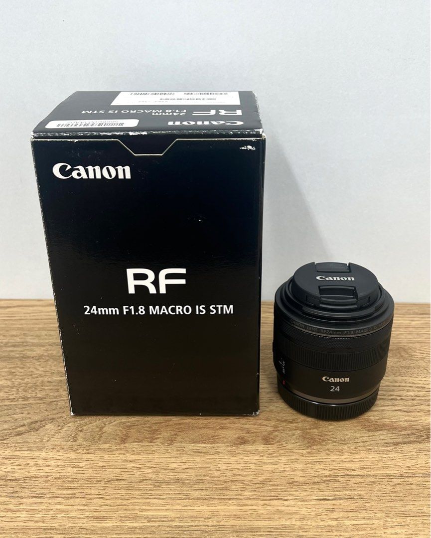 CANON RF 24MM F1.8 MACRO IS STM LENS (99% NEW), Photography, Lens ...