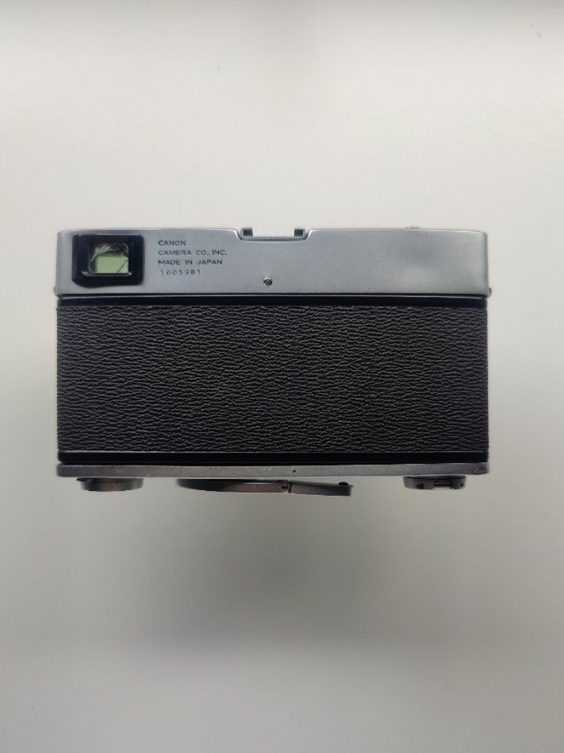 Canonet 1961 (Category: Cameras) located in Santa Cruz. Submitted by goinganalog (Listing ID 1391962974, Image 3). Description: Film camera. Vintage camera. As-Is. Defective For Parts For Display For Paperweight Needs Extreme Repair if you want to to use properly. Free shipping via J&T Canonet 1961 P500 Cosmetics: 6.5/10 Detail: -Advance lever occasionally gets stuck. -Self-Timer gets stuck -Shutter fires except 1/8 and slower -Dent on front lens
