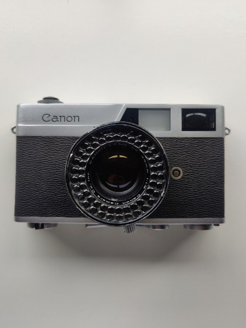Canonet 1961 (Category: Cameras) located in Santa Cruz. Submitted by goinganalog (Listing ID 1391962974, Image 1). Description: Film camera. Vintage camera. As-Is. Defective For Parts For Display For Paperweight Needs Extreme Repair if you want to to use properly. Free shipping via J&T Canonet 1961 P500 Cosmetics: 6.5/10 Detail: -Advance lever occasionally gets stuck. -Self-Timer gets stuck -Shutter fires except 1/8 and slower -Dent on front lens