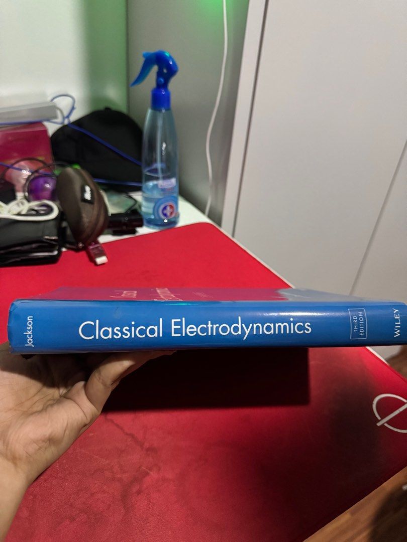 Classical Electrodynamics 3rd / Third Edition John Davis Jackson Hardcover / Hardbound (Category: Textbooks) located in Manila. Submitted by toperoni (Listing ID 1392109219, Image 2). Description: What you see is what you get. Firm..