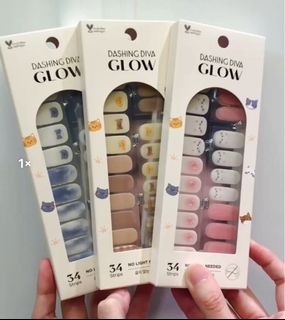 (只剩啡色🙀)Dashing Diva GLOW 貓咪美甲貼64225407817219110