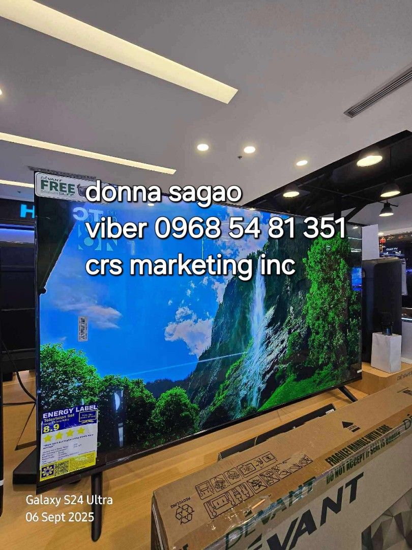 Devant smart tv (Category: TV) located in Manila. Submitted by donnasagao03665 (Listing ID 1392075069, Image 1). Description: 💙 DEVANT SMART TV 32STW101 43STW101 43UHD205 65UHD205 75UHD205 55UHW201 85UHW201 98UHW201 💙 📍SMART WEB OS TV (NEW MODEL) 32STW101 - 9,000 43STW101 - 13,600 📍UHD/4K SMART DIGITAL TV W/ HDR 43UHD205 (NEW MODEL) - 15,500 65UHD205 (NEW MODEL) - 29,900 FREE SOUNDBAR 75UHD205 (NEW MODEL) - 42,600 FREE SOUNDBAR 📍UHD 4K SMART