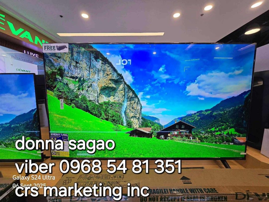 Devant smart tv (Category: TV) located in Manila. Submitted by donnasagao03665 (Listing ID 1392075069, Image 3). Description: 💙 DEVANT SMART TV 32STW101 43STW101 43UHD205 65UHD205 75UHD205 55UHW201 85UHW201 98UHW201 💙 📍SMART WEB OS TV (NEW MODEL) 32STW101 - 9,000 43STW101 - 13,600 📍UHD/4K SMART DIGITAL TV W/ HDR 43UHD205 (NEW MODEL) - 15,500 65UHD205 (NEW MODEL) - 29,900 FREE SOUNDBAR 75UHD205 (NEW MODEL) - 42,600 FREE SOUNDBAR 📍UHD 4K SMART