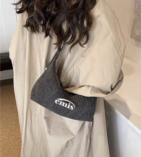 韓國emis 25新款小眾鬆弛感復古休閒潮流時尚丹寧牛仔手提小袋單肩包64226814200963110