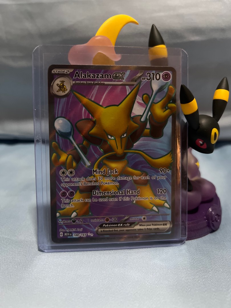 ENG) Alakazam EX 188/165 Pokemon 151, Hobbies & Toys, Toys