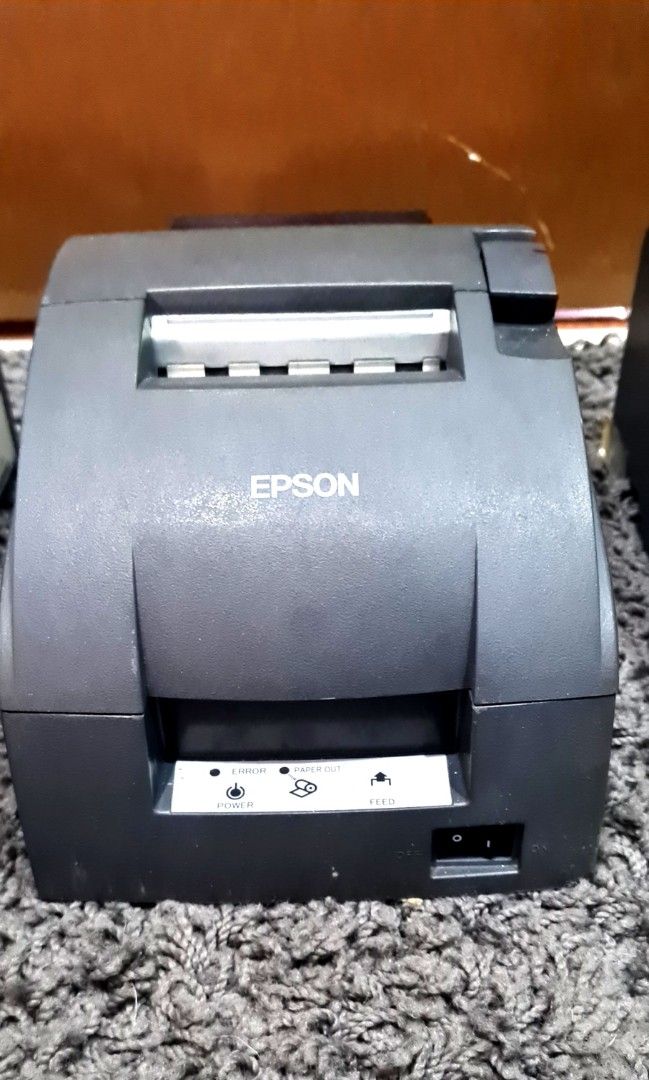 Epson receipt printer (Category: Printers, Scanners & Copiers) located in Pasig City. Submitted by ustaq (Listing ID 1392007729, Image 3). Description: used receipt epson printer.. perfect for your business receipt. heavy duty. good condition. Epson TMU22OB m188b Pm for more details &questions PM for actual video and more pics.