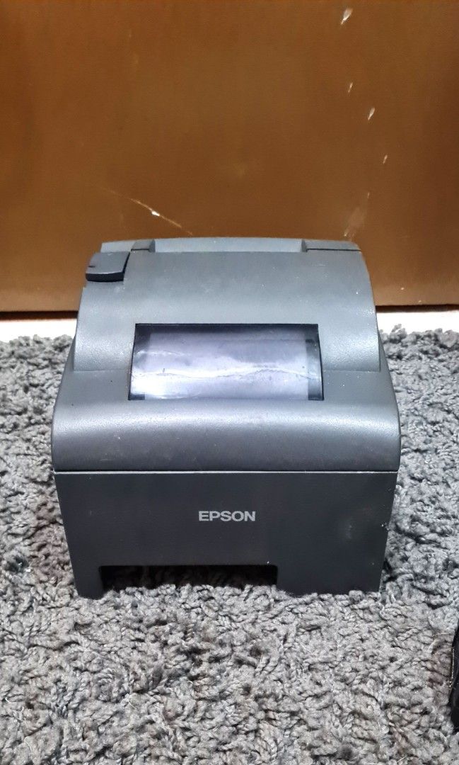 Epson receipt printer (Category: Printers, Scanners & Copiers) located in Pasig City. Submitted by ustaq (Listing ID 1392007729, Image 1). Description: used receipt epson printer.. perfect for your business receipt. heavy duty. good condition. Epson TMU22OB m188b Pm for more details &questions PM for actual video and more pics.