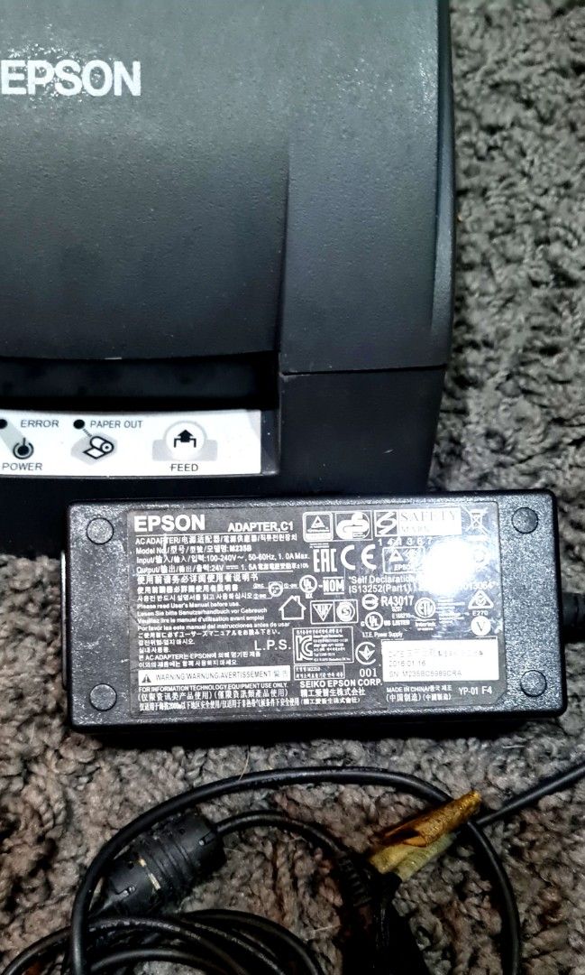 Epson receipt printer (Category: Printers, Scanners & Copiers) located in Pasig City. Submitted by ustaq (Listing ID 1392007729, Image 2). Description: used receipt epson printer.. perfect for your business receipt. heavy duty. good condition. Epson TMU22OB m188b Pm for more details &questions PM for actual video and more pics.