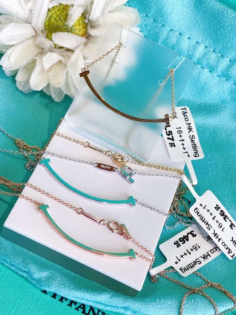 Hk Setting Tiffany Half smile necklace (Category: Necklaces) located in Manila. Submitted by shaineofpreciousjewelshop (Listing ID 1392071255, Image 2). Description: .