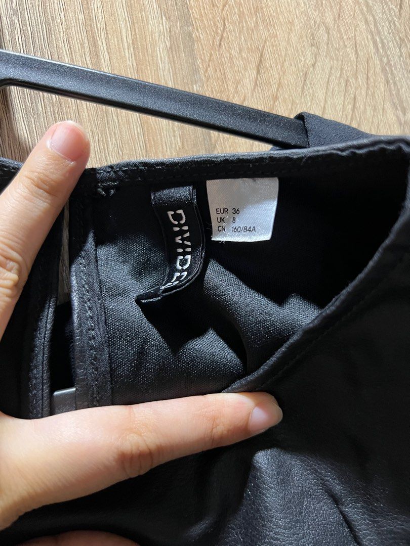H&M Faux Leather Blouse (Category: Blouses) located in Tarlac. Submitted by aiahlala (Listing ID 1392052100, Image 3). Description: No flaws Price is negotiable .