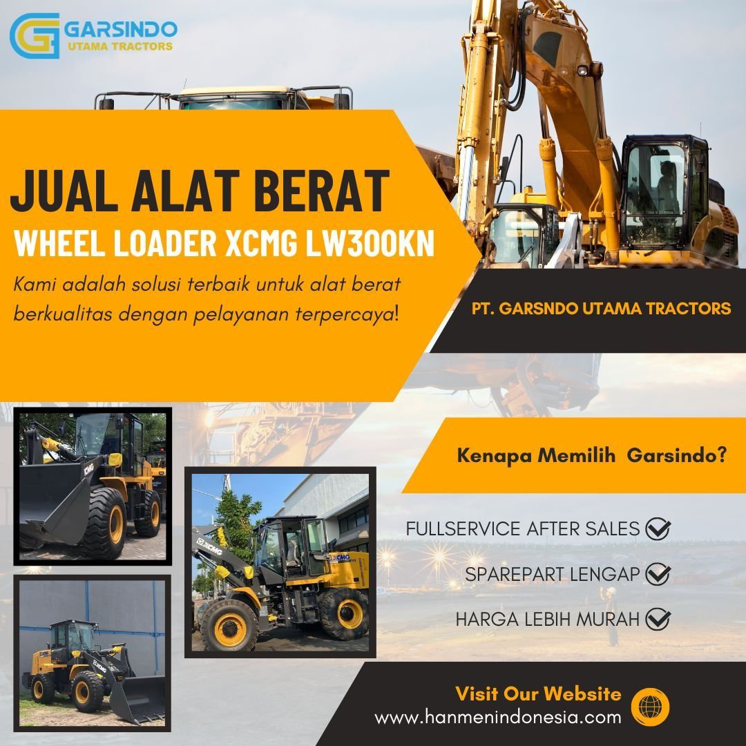 JUAL WHEEL LOADER XCMG LW300KN HARGA TERBAIK TAHUN 2025 DI KEDIRI ...