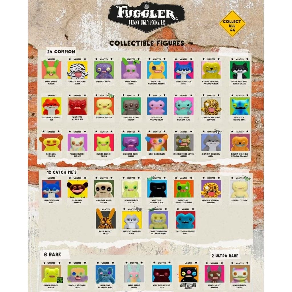 [LIMITED EXCLUSIVE] Fuggler Funny Ugly Monster Collectible Figures ...