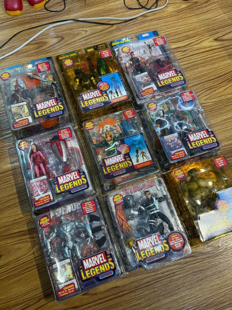 MARVEL LEGENDS FOR SALE (Category: Figurines & Statues) located in Manila. Submitted by erolljames50196 (Listing ID 1392084496, Image 2). Description: FOR SALE MARVEL LEGENDS FOR TAKE ALL 1K EACH PWEDE DIN PER PIECE KASO IBA IBA NA PRICE . THANKS.