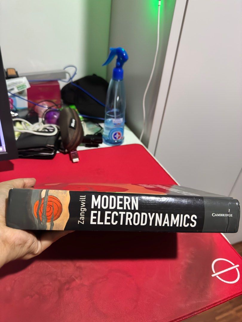 Modern Electrodynamics 1st / First Edition Andrew Zangwill Hardcover / Hardbound (Category: Textbooks) located in Manila. Submitted by toperoni (Listing ID 1392109321, Image 2). Description: What you see is what you get. Has print error the excess papers are print errors and not damaged pages. Negotiable.